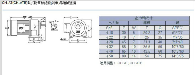 二代卧式标准/缩框单相铝壳刹车马达减速机